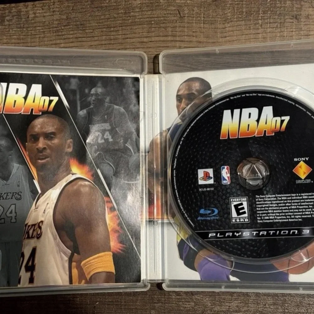 Sony NBA 07 PlayStation 3 Game - Black, White, Gold